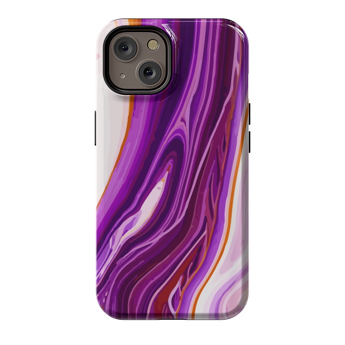 iPhone 14 StrongFit Liquid Marble Design XI by ArtsCase