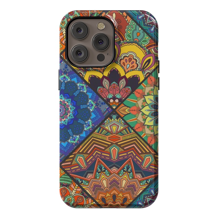 iPhone 14 Pro max StrongFit Vectorial Eastern Mandala Decoration by ArtsCase