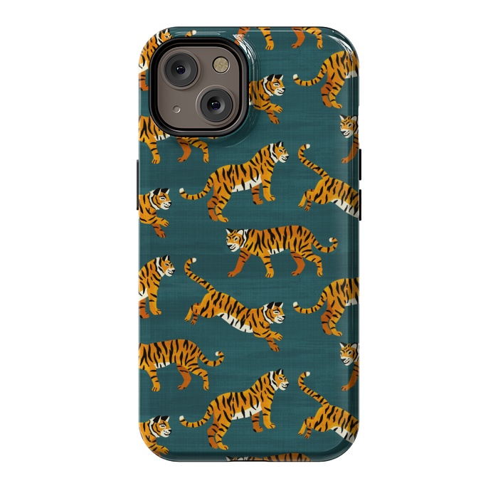 iPhone 14 StrongFit Bangel Tigers - Navy  by Tigatiga