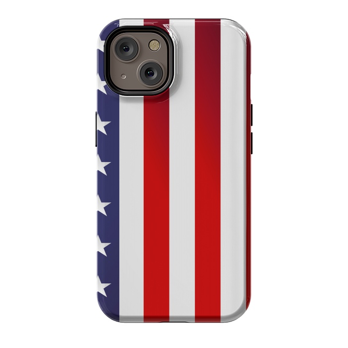 iPhone 14 StrongFit usa flag by haroulita