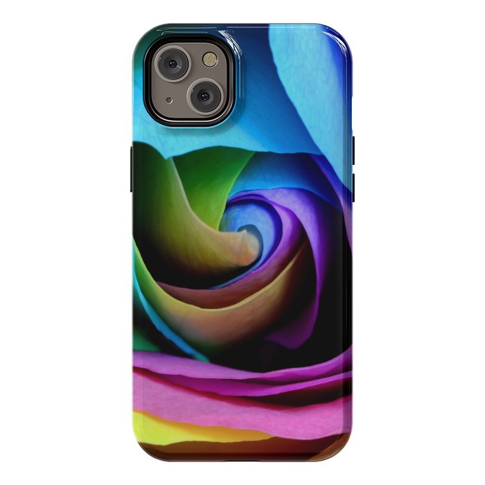 iPhone 14 Plus StrongFit colorful rose by haroulita