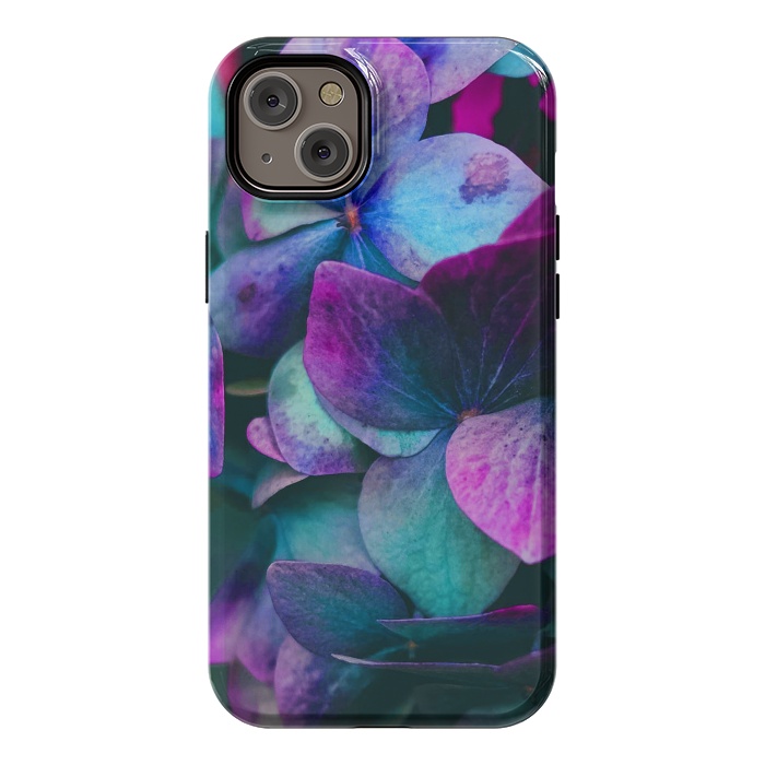 iPhone 14 Plus StrongFit purple hydrangea by haroulita