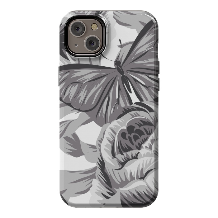 iPhone 14 Plus StrongFit minimal floral butterfly by haroulita
