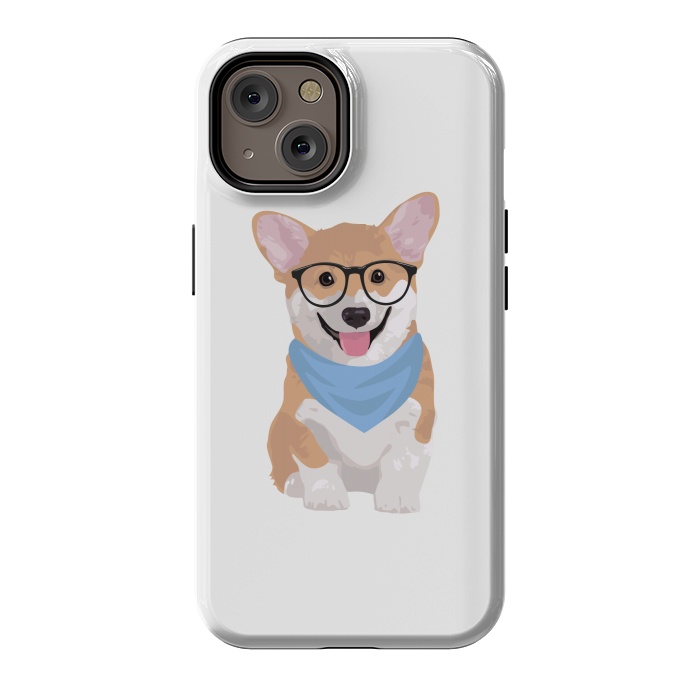 iPhone 14 StrongFit Hipster Corgi  by Winston
