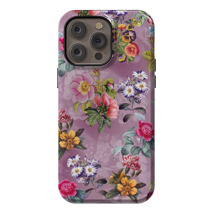 iPhone 14 Pro max StrongFit Vintage flowers  by Winston