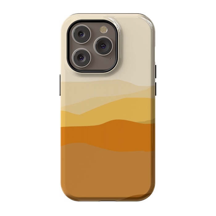 iPhone 14 Pro StrongFit Brown Valley by Creativeaxle