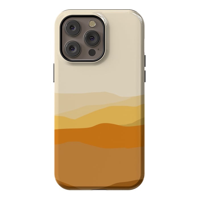 iPhone 14 Pro max StrongFit Brown Valley by Creativeaxle