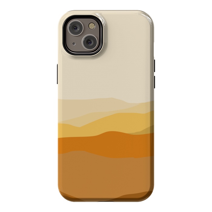 iPhone 14 Plus StrongFit Brown Valley by Creativeaxle