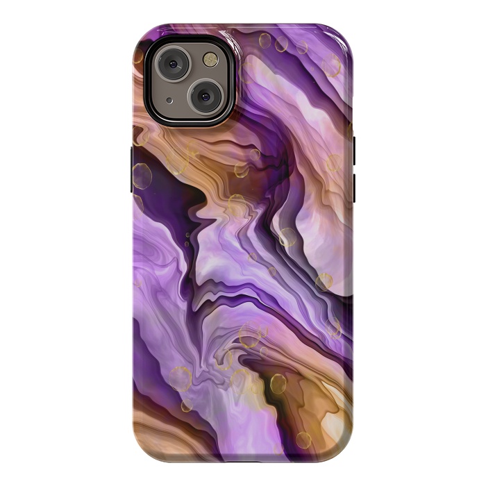 iPhone 14 Plus StrongFit Orchidia of the vast ocean by Xylo Riescent