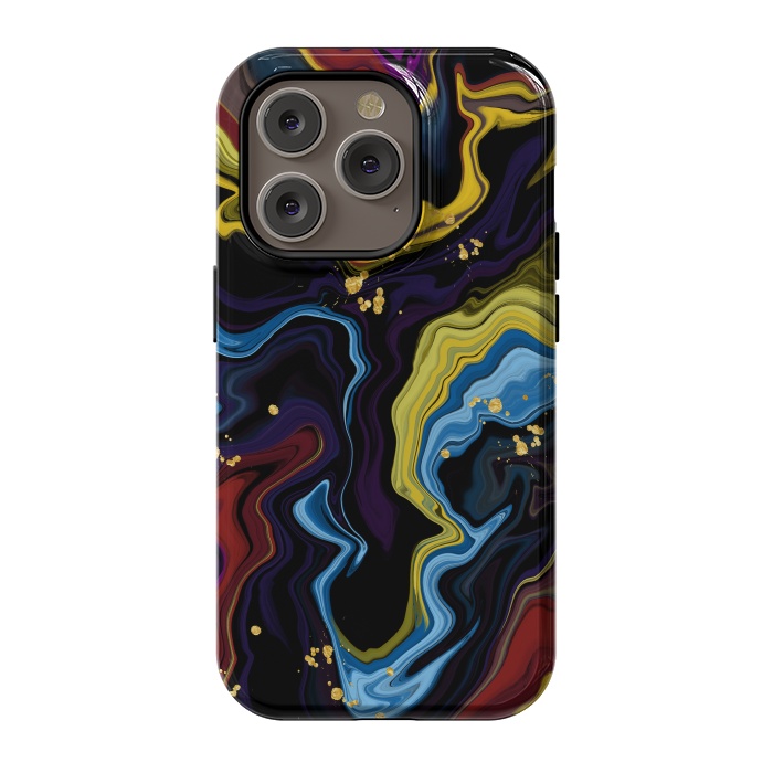 iPhone 14 Pro StrongFit Between the stars and waves by Xylo Riescent