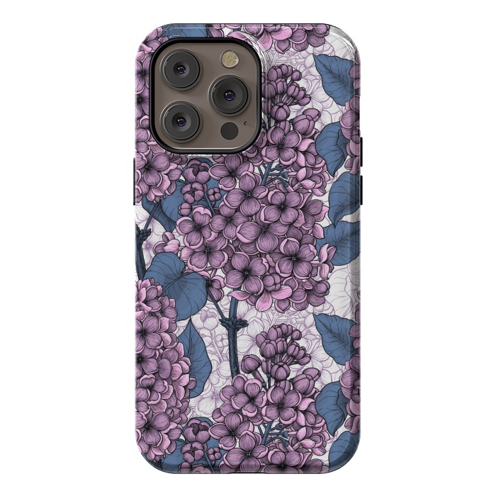 iPhone 14 Pro max StrongFit Violet lilacs by Katerina Kirilova