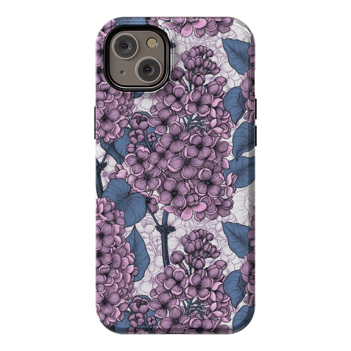 iPhone 14 Plus StrongFit Violet lilacs by Katerina Kirilova