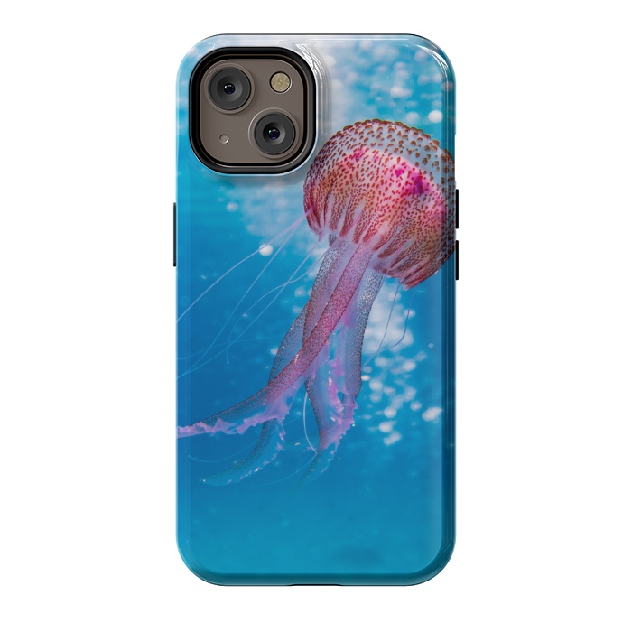 iPhone 14 StrongFit Shallow Focus Photo of Pink and Brown Jellyfish by Winston