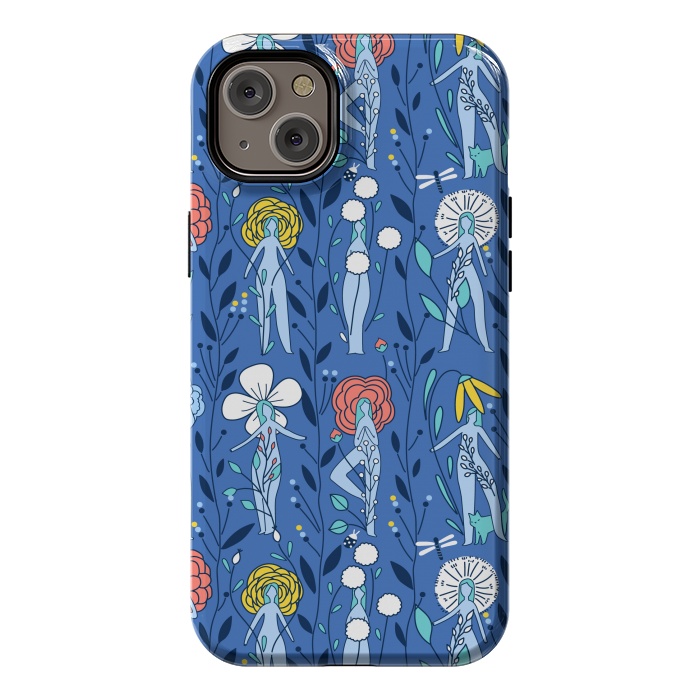 iPhone 14 Plus StrongFit Springtime floral women design by Anna Alekseeva