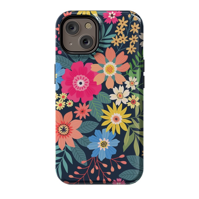 iPhone 14 StrongFit Cute and Beautiful Floral Design Pattern 333 by ArtsCase
