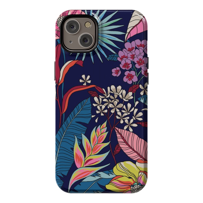 iPhone 14 Plus StrongFit Floral Design 123 by ArtsCase
