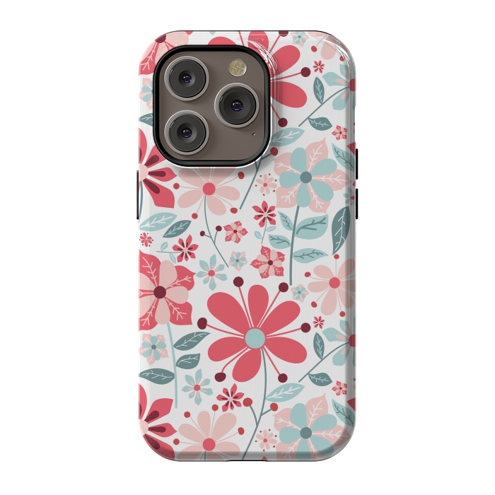 iPhone 14 Pro StrongFit Floral Design 124 by ArtsCase