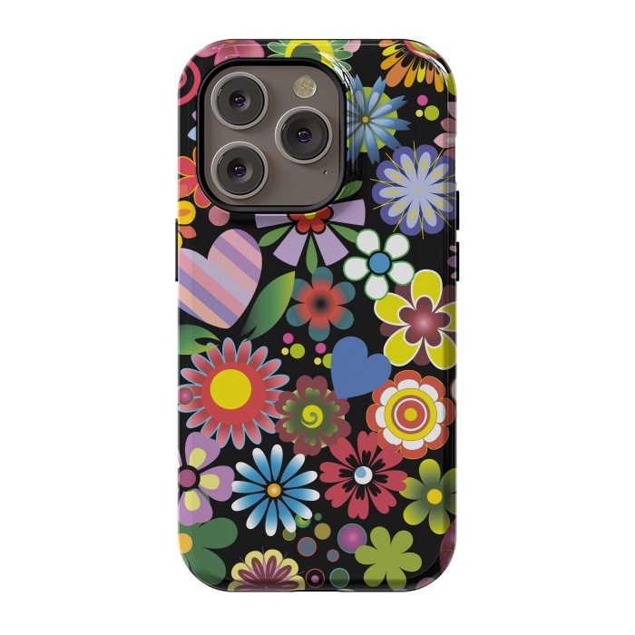 iPhone 14 Pro StrongFit Floral mix 2 by ArtsCase