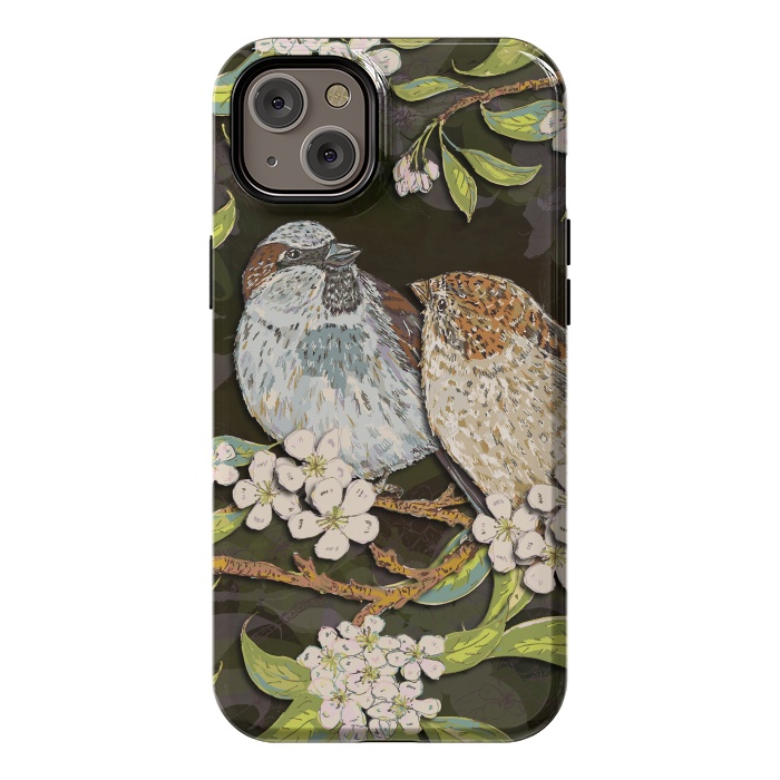 iPhone 14 Plus StrongFit Sweet Sparrows by Lotti Brown
