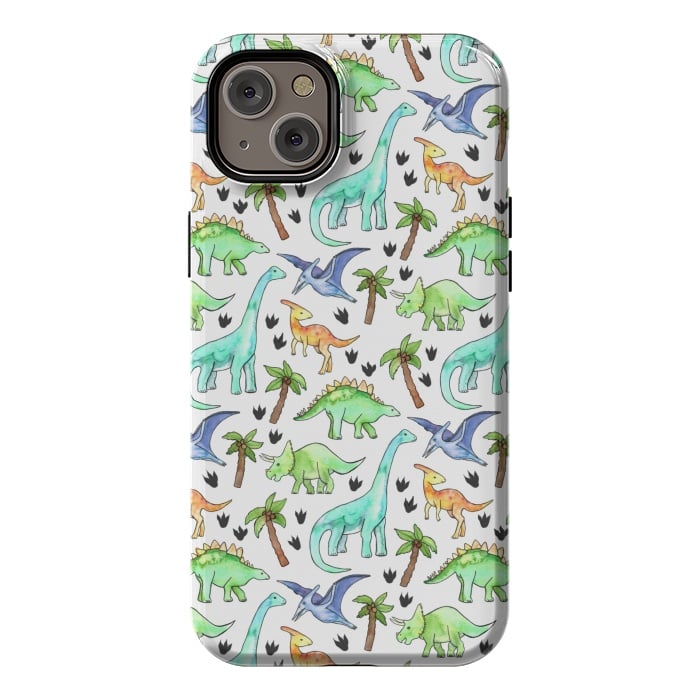 iPhone 14 Plus StrongFit Dino-Mite by Tangerine-Tane