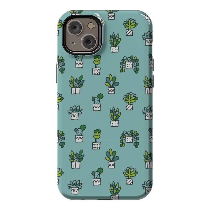 iPhone 14 Plus StrongFit Cute house plants by Anna Alekseeva