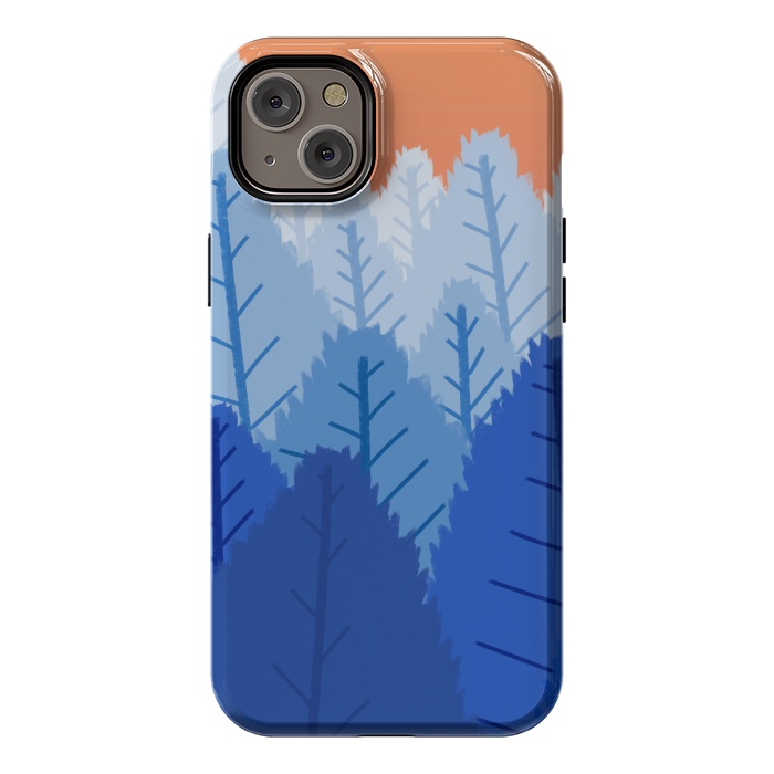 iPhone 14 Plus StrongFit Deep blue forests  by Steve Wade (Swade)
