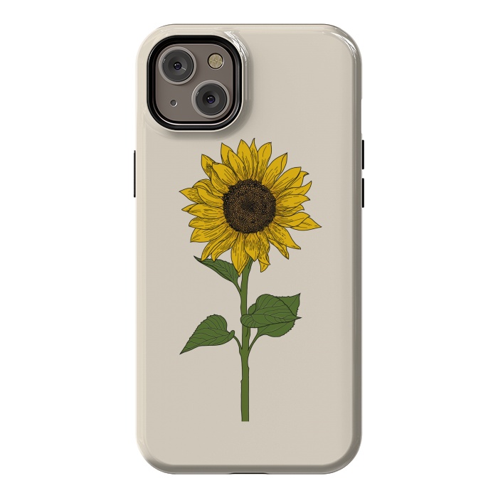 iPhone 14 Plus StrongFit Sunflower by Jms