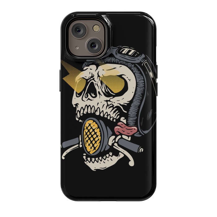 iPhone 14 StrongFit Skull Biker 1 by Afif Quilimo
