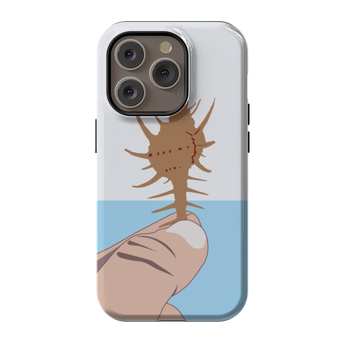 iPhone 14 Pro StrongFit Sun On The Conch by Creativeaxle