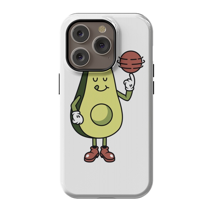 iPhone 14 Pro StrongFit Avocado Playing Ball by Afif Quilimo