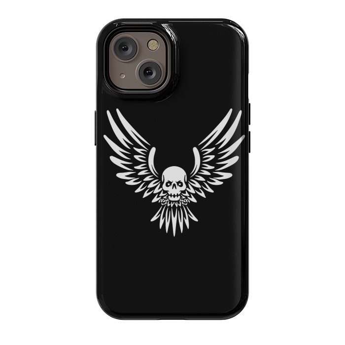 iPhone 14 StrongFit Flying Skull by Afif Quilimo
