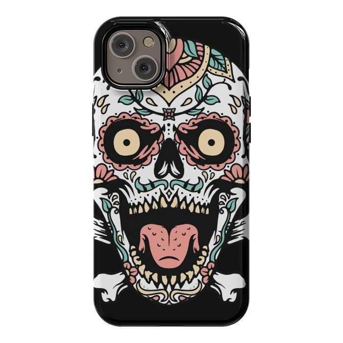 iPhone 14 Plus StrongFit Mexican Skull 1 by Afif Quilimo