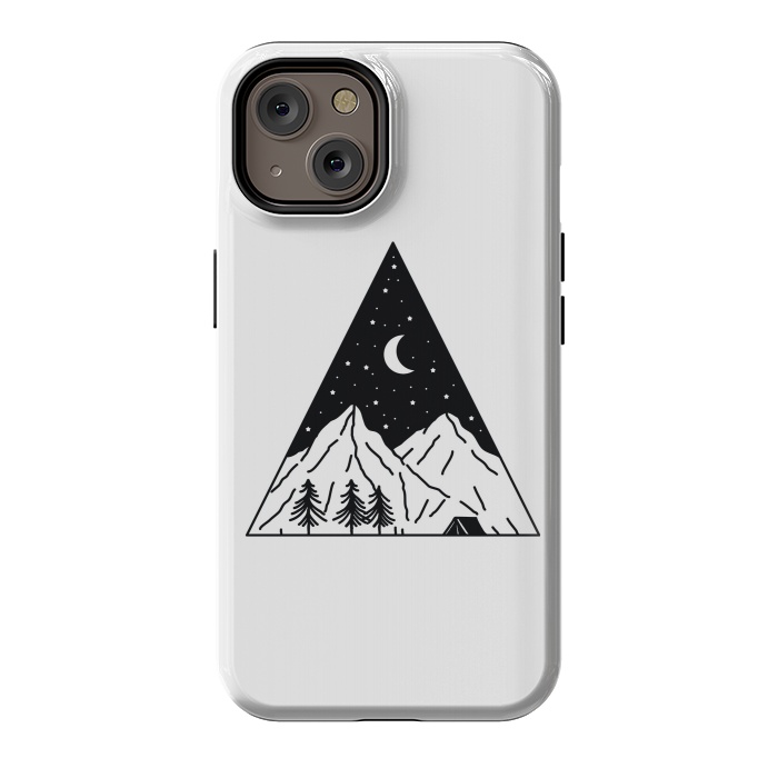 iPhone 14 StrongFit Night Camping Triangle by Afif Quilimo