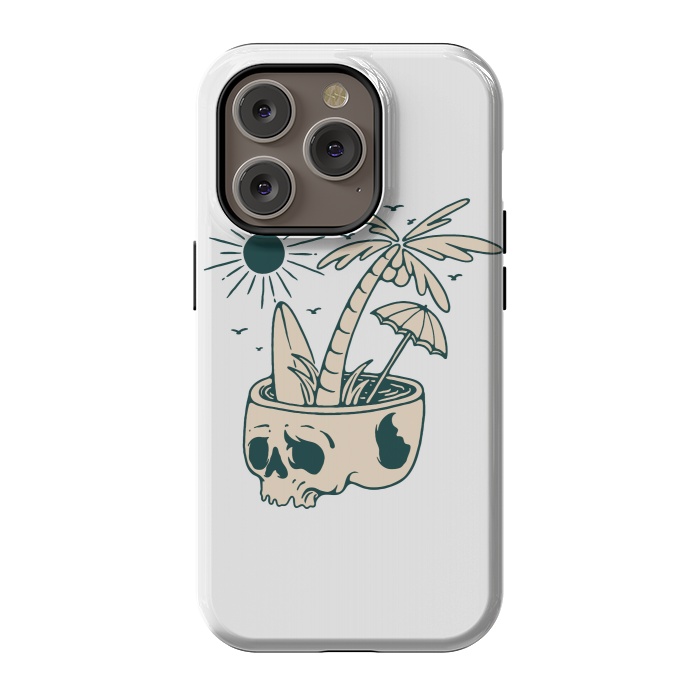 iPhone 14 Pro StrongFit Skull Summer 1 by Afif Quilimo