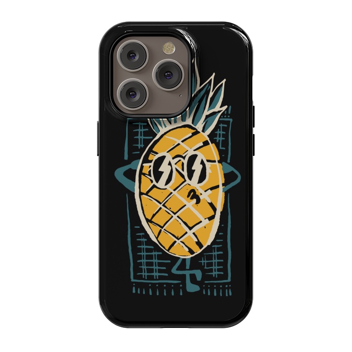 iPhone 14 Pro StrongFit Pineapple Sunbathe 1 by Afif Quilimo
