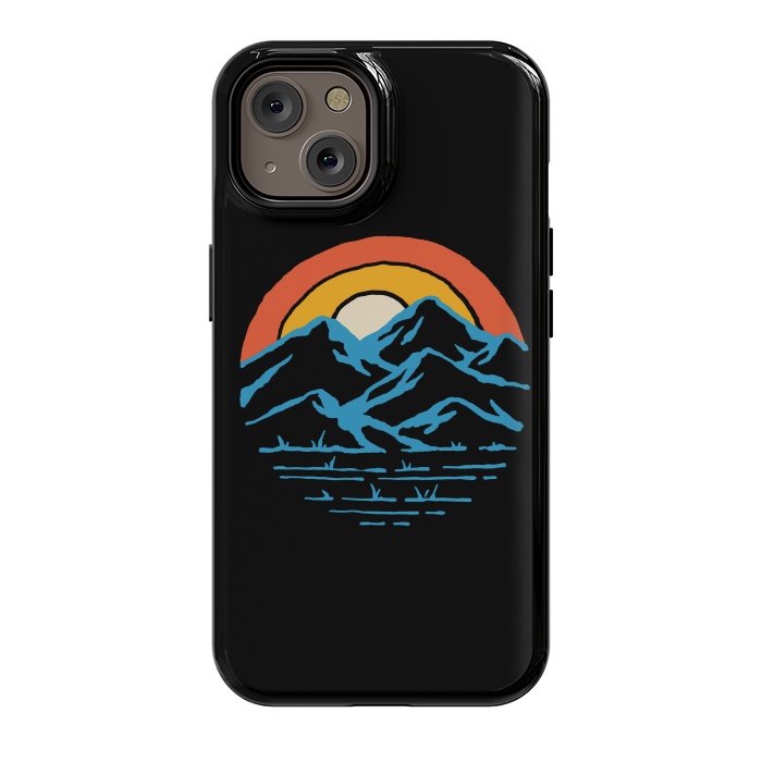 iPhone 14 StrongFit Mountain and Rainbow 1 by Afif Quilimo