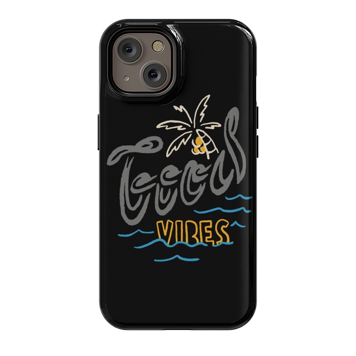 iPhone 14 StrongFit Good Vibes Typo 1 by Afif Quilimo