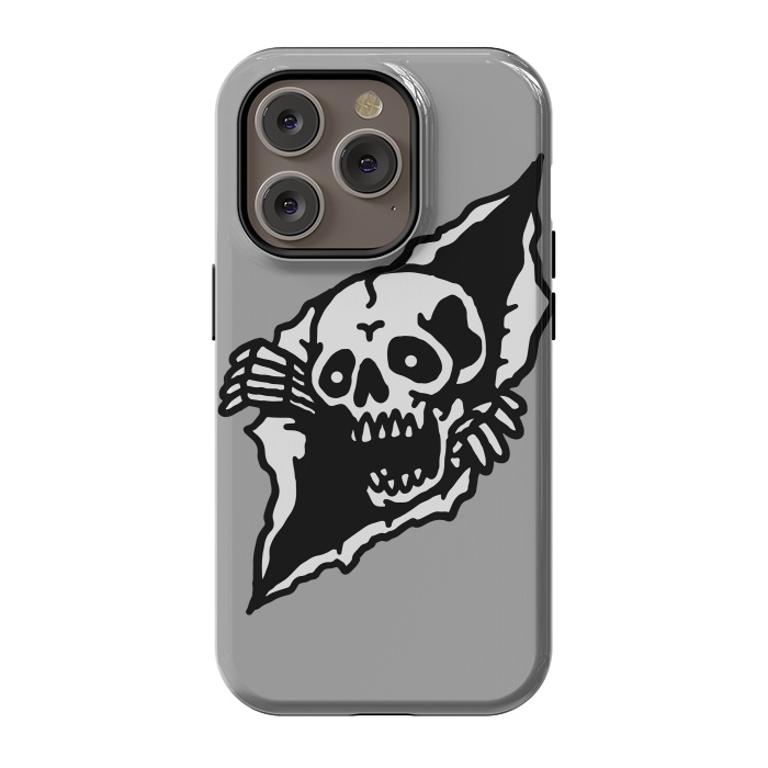 iPhone 14 Pro StrongFit Skull Tearing up by Afif Quilimo