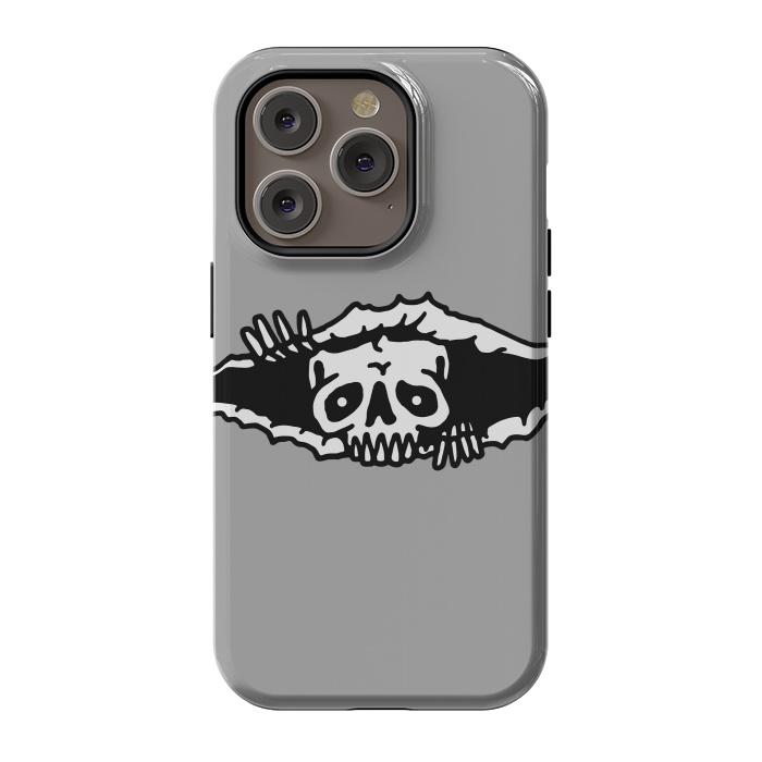 iPhone 14 Pro StrongFit Skull Tearing up 1 by Afif Quilimo