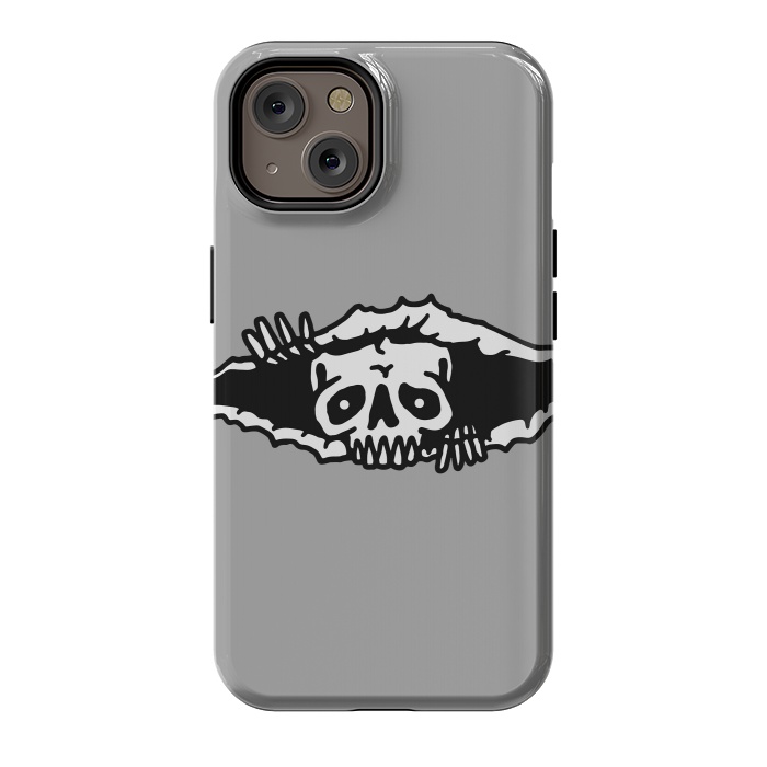 iPhone 14 StrongFit Skull Tearing up 1 by Afif Quilimo