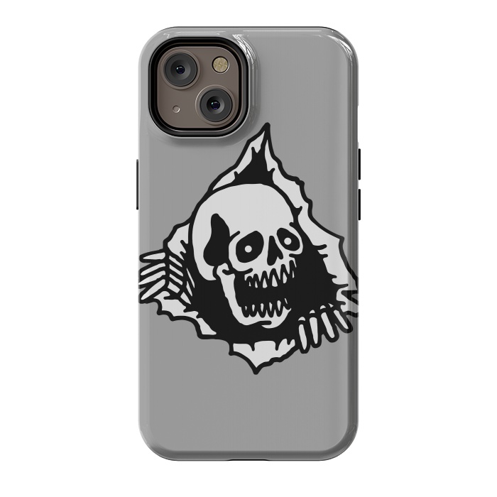 iPhone 14 StrongFit Skull Tearing up 2 by Afif Quilimo