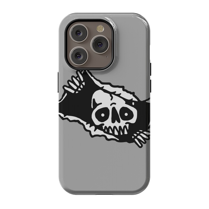 iPhone 14 Pro StrongFit Skull Tearing up 3 by Afif Quilimo