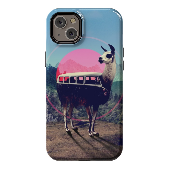 iPhone 14 Plus StrongFit Llama Van by Ali Gulec
