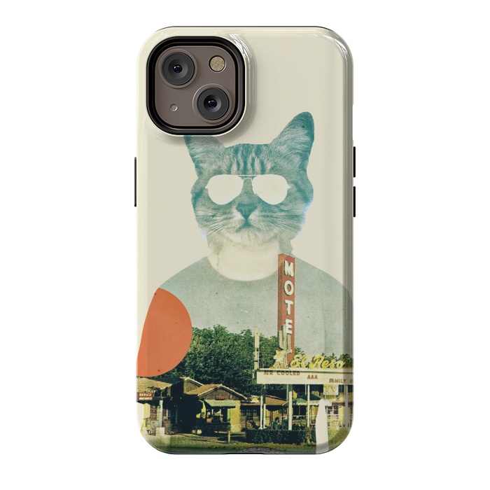 iPhone 14 StrongFit Cool Cat by Ali Gulec