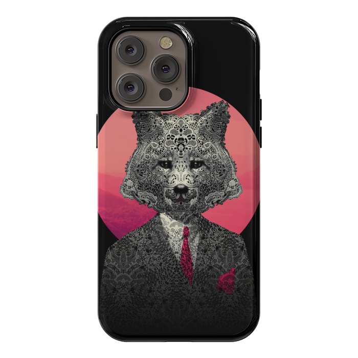 iPhone 14 Pro max StrongFit Mr. Fox by Ali Gulec