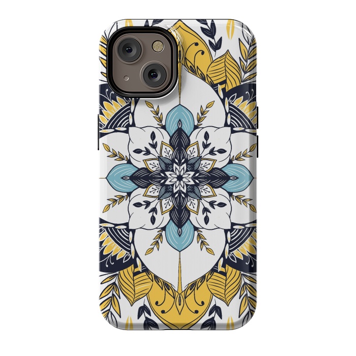 iPhone 14 StrongFit Stained Glass Boho by Rose Halsey