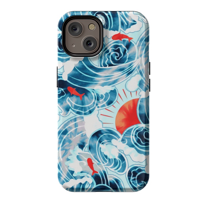 iPhone 14 StrongFit Ocean Tide Dye  by Tigatiga