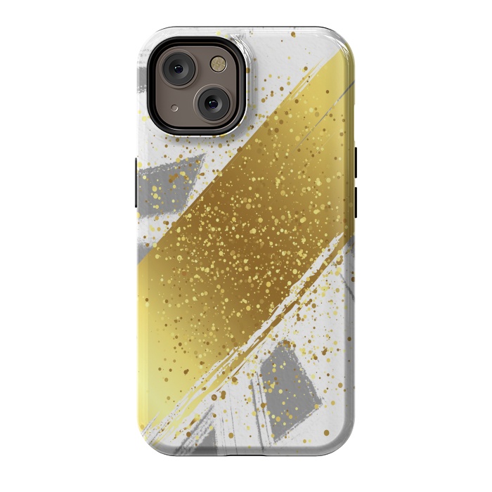 iPhone 14 StrongFit Golden Paint by Martina