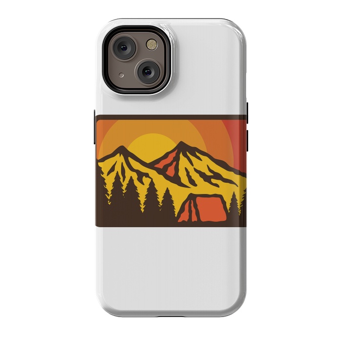 iPhone 14 StrongFit Camping Sunrise by Afif Quilimo