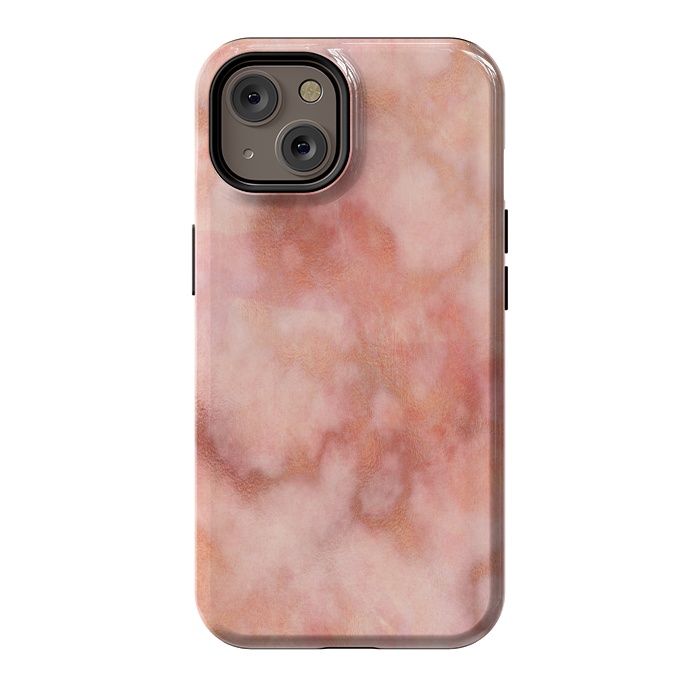 iPhone 14 StrongFit Elegant rose gold marble by Martina
